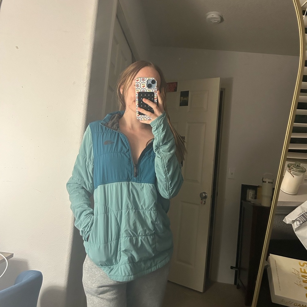 North Face Quilted Pullover